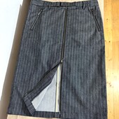 Джинсова спідниця ❤️міді