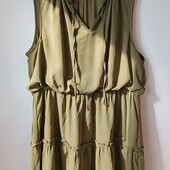 Шикарный сарафан цвет хаки