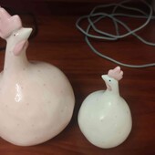 Лот 2 курочки керамика 12 и 17 см