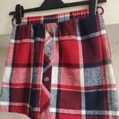 Картата тепла спідничка на 11-12 років