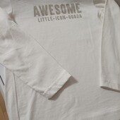 Білий бавовняний лонг 4-5 р. зріст 104-110 см0