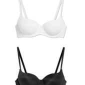 Арт.1344 комплект бюстгальтерів жіночих гладких без пуш ап c&a євро 80С.