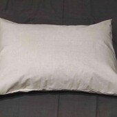 Однотонна наволочка молочний беж 50*70 з бязі