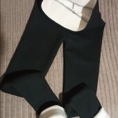 Женские теплые лосины в рубчик -последние