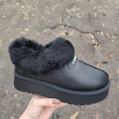 Хіт.Стильні,зручні короткі уги з хутром.Натуральна шкіра!