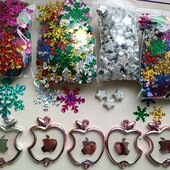 Набір сніжинок і наместин, 1150шт