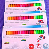 Фломастеры 48 шт на водной основе united office