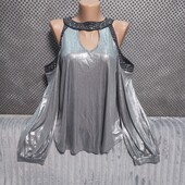 Симпатичная нарядная блузка, р.L