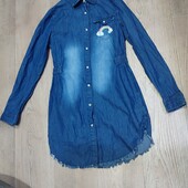 Стильна джинсова сукня-сорочка Y.F.K. 10-11