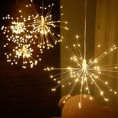 Гірлянда феєрверк 5 м. теплий колір
