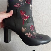 Шкіряні ботильони floris van bommel