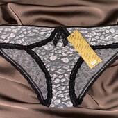 Жіночі леопардові труси-сліпи Anna, сірі М