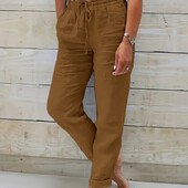 Стильные свободные брюки с карманами, р. xl, наш 46-50