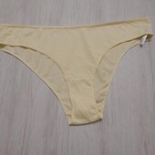 Жіночі бабовняні трусики сліпи primark жовті.