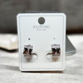 Сережки 'Xuping' Фіаніт (Родій) 058963