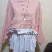 Гарна легка кофтинка оверсайз в грудях 120 см.