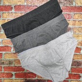 Арт.0421 набір чоловічі трусики бріфи(сліпи) 3шт від watsons розмір євро l/6