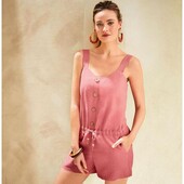 Натуральный комбинезон, лен + вискоза, esmara, германия р. 40 евро, наш 46