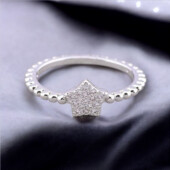 Каблучка 'Xuping' Фіаніт (Родій) 059171