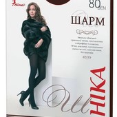 Теплые колготки из микрофибры 80den размер 3, р. 4