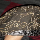 Кепка,фуражка,кепи с золотой,парчёвой вышивкой и кожаной вставкой