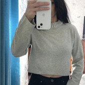 Гарний светрик з бусинками H&M