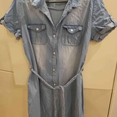 джинсовое платье наши 46-48 Германия в идеале