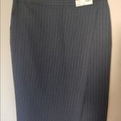 Спідниця на запах у смужку розмір 40