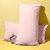 ♕ Лот 2 шт.♕ Наволочка-джерсі ніжного рожевого кольору, розмір 40 * 80см