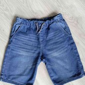 Dunnes stores брендовые стильные джинсовые шорты на мальчика рост 134/140 см