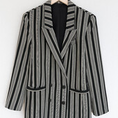 Блейзер у смужку оверсайз