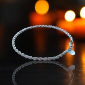 Новий срібний браслет. 925 проба, 20 см.