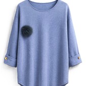 Шикарный свитер, джемпер с шерстью и кашемиром, l.h. , р. l/xl, наш 48-52, голубой