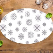 Новые пластиковые новогодние салфетки в лоте 1 шт