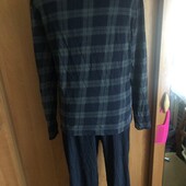 Пижама, комплект, костюм, 100% коттон, S. m&s, в ідеалі