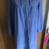 халат мягусенький, ночная сорочка. фліс, размер S, Damart. в ідеалі