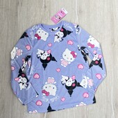Hello kitty.Велюрова домашня кофта для дівчинки 152(11-12р)
