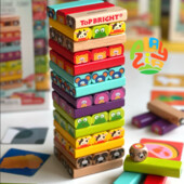 Настольная игра «Family games» башня Vega (Вега) детская. Версия игры Дженга, 52 детали