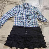 юбка і 2 рубашки на дівчину