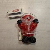 Декоративна новорічна фігурка Санти на батарейках! Лот 21