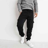 Чоловічі штани карго на флісі