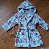 Мягесенький плюш, халатик зі свинками 2-3р ❤️