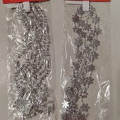 Новорічні буси для ялинки, лот одна на вибір, бліц 2 упаковки