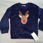 Розпродаж!!! Брендовая новая теплая толстовка р.6-7лет.