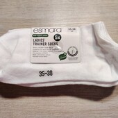 Есмара! Трикотажні укорочені жіночі шкарпетки 35-38 розмір 5 пар! Лот 49