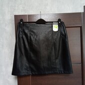 Розпродаж!!! Брендовая новая красивая юбка из эко-кожи р.12-14.
