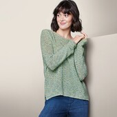 В'язаний светр з стрічкової пряжі Tchibo