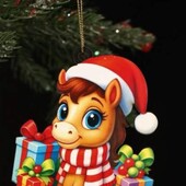 Шикарнейшая новогодняя деревяная игрушка, символ 2026года расцветка на последнем фото