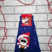 =В лоті 1 пара=Новорічні теплі шкарпетки для дітей. Чудовий подарунок до свят)