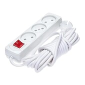 Подовжувач з вимикачем 5м на 3 розетки K0300-5M надійний та зручний